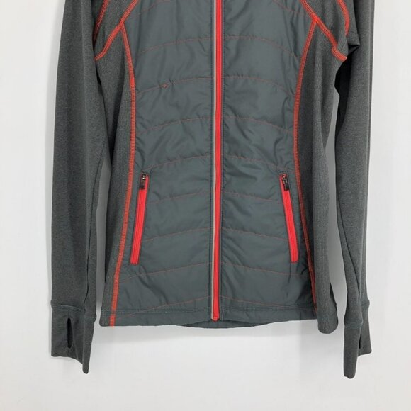 REI Co-op Grey w/Orange Stitching Women's Synthetic Insulation Jacket size XS - Picture 6 of 16